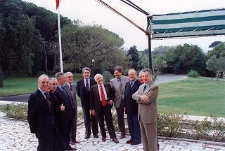 Castelporziano: riunione del Presidente della Repubblica con i consiglieri e le consorti