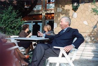 Castelporziano: riunione del Presidente della Repubblica con i consiglieri e le consorti