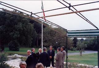 Castelporziano: riunione del Presidente della Repubblica con i consiglieri e le consorti