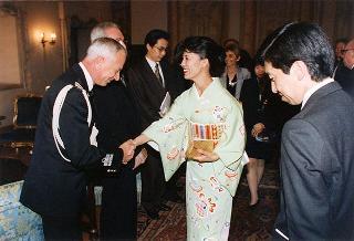 Pranzo in onore delle Loro Altezze Imperiali il Principe e la Principessa Takamado