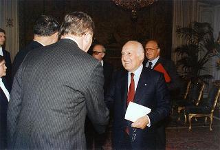 Incontro del Presidente della Repubblica Oscar Luigi Scalfaro con Carlos Roberto Reina, Presidente della Repubblica dell'Honduras