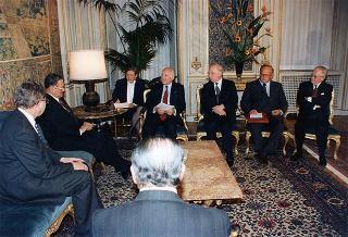 Incontro del Presidente della Repubblica Oscar Luigi Scalfaro con Carlos Roberto Reina, Presidente della Repubblica dell'Honduras