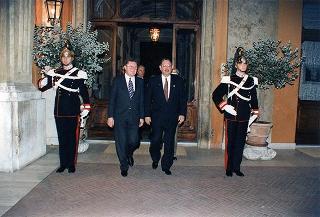 Incontro del Presidente della Repubblica Oscar Luigi Scalfaro con Carlos Roberto Reina, Presidente della Repubblica dell'Honduras