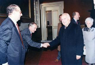Intervento del Presidente della Repubblica alla Mostra storico-documentaristica dell'Istituto della Enciclopedia Italiana, nel 70° anniversario della fondazione nella sede di Palazzo Canonici Mattei (Roma)