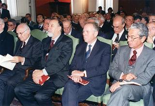Intervento del Presidente della Repubblica alla Mostra storico-documentaristica dell'Istituto della Enciclopedia Italiana, nel 70° anniversario della fondazione nella sede di Palazzo Canonici Mattei (Roma)