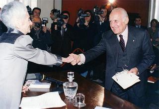 Intervento del Presidente della Repubblica alla Mostra storico-documentaristica dell'Istituto della Enciclopedia Italiana, nel 70° anniversario della fondazione nella sede di Palazzo Canonici Mattei (Roma)