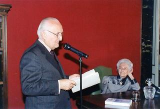 Intervento del Presidente della Repubblica alla Mostra storico-documentaristica dell'Istituto della Enciclopedia Italiana, nel 70° anniversario della fondazione nella sede di Palazzo Canonici Mattei (Roma)