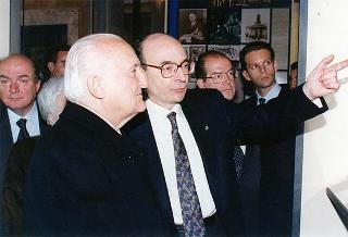 Intervento del Presidente della Repubblica alla Mostra storico-documentaristica dell'Istituto della Enciclopedia Italiana, nel 70° anniversario della fondazione nella sede di Palazzo Canonici Mattei (Roma)