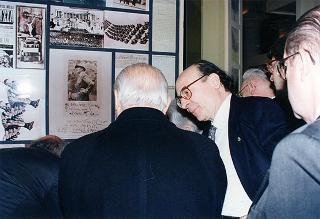 Intervento del Presidente della Repubblica alla Mostra storico-documentaristica dell'Istituto della Enciclopedia Italiana, nel 70° anniversario della fondazione nella sede di Palazzo Canonici Mattei (Roma)
