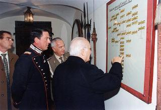 Intervento del Presidente della Repubblica alla celebrazione della ricorrenza della Virgo Fidelis, protettrice dell'Arma dei Carabinieri nella Caserma Alessandro Negri di Sanfront (Roma)