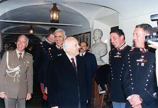 Intervento del Presidente della Repubblica alla celebrazione della ricorrenza della Virgo Fidelis, protettrice dell'Arma dei Carabinieri nella Caserma Alessandro Negri di Sanfront (Roma)