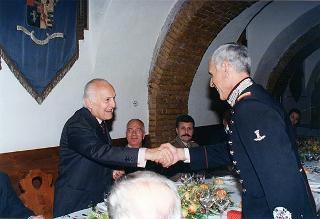 Intervento del Presidente della Repubblica alla celebrazione della ricorrenza della Virgo Fidelis, protettrice dell'Arma dei Carabinieri nella Caserma Alessandro Negri di Sanfront (Roma)