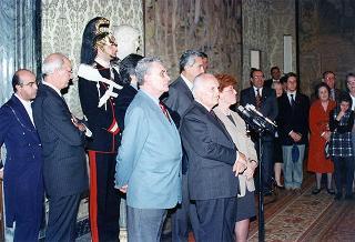 Delegazione della Filarmonica Sestrese, in occasione del 150° anniversario di fondazione