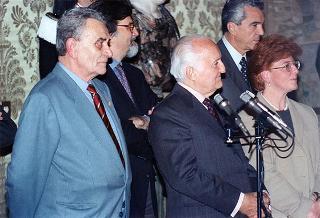 Delegazione della Filarmonica Sestrese, in occasione del 150° anniversario di fondazione