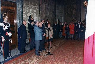 Delegazione della Filarmonica Sestrese, in occasione del 150° anniversario di fondazione