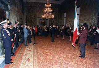 Delegazione della Filarmonica Sestrese, in occasione del 150° anniversario di fondazione