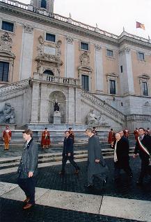 Intervento del Presidente della Repubblica alla cerimonia inaugurale del restauro della facciata del Palazzo Senatorio del Campidoglio (Roma)