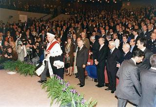 Visita del Presidente della Repubblica Oscar Luigi Scalfaro alla città di Firenze: intervento alla cerimonia di inaugurazione dell'anno accademico 1995-1996 dell'Università degli Studi di Firenze