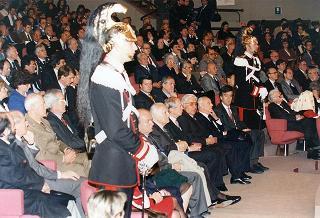 Visita del Presidente della Repubblica Oscar Luigi Scalfaro alla città di Firenze: intervento alla cerimonia di inaugurazione dell'anno accademico 1995-1996 dell'Università degli Studi di Firenze