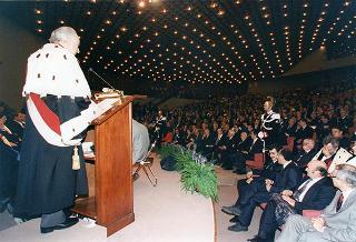 Visita del Presidente della Repubblica Oscar Luigi Scalfaro alla città di Firenze: intervento alla cerimonia di inaugurazione dell'anno accademico 1995-1996 dell'Università degli Studi di Firenze