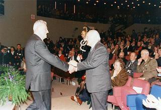 Visita del Presidente della Repubblica Oscar Luigi Scalfaro alla città di Firenze: intervento alla cerimonia di inaugurazione dell'anno accademico 1995-1996 dell'Università degli Studi di Firenze