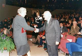 Visita del Presidente della Repubblica Oscar Luigi Scalfaro alla città di Firenze: intervento alla cerimonia di inaugurazione dell'anno accademico 1995-1996 dell'Università degli Studi di Firenze