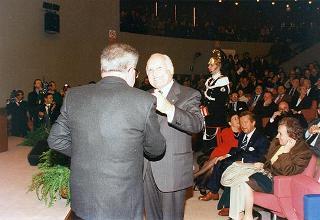 Visita del Presidente della Repubblica Oscar Luigi Scalfaro alla città di Firenze: intervento alla cerimonia di inaugurazione dell'anno accademico 1995-1996 dell'Università degli Studi di Firenze