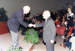 Visita del Presidente della Repubblica Oscar Luigi Scalfaro alla città di Firenze: intervento alla cerimonia di inaugurazione dell'anno accademico 1995-1996 dell'Università degli Studi di Firenze