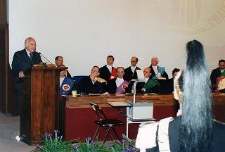 Visita del Presidente della Repubblica Oscar Luigi Scalfaro alla città di Firenze: intervento alla cerimonia di inaugurazione dell'anno accademico 1995-1996 dell'Università degli Studi di Firenze