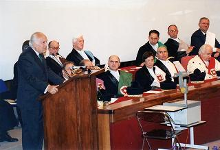 Visita del Presidente della Repubblica Oscar Luigi Scalfaro alla città di Firenze: intervento alla cerimonia di inaugurazione dell'anno accademico 1995-1996 dell'Università degli Studi di Firenze