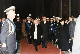 Intervento del Presidente della Repubblica alla cerimonia celebrativa della ricorrenza di S. Barbara, patrona della Marina Militare nella Basilica di S. Maria degli Angeli a Roma