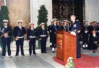 Intervento del Presidente della Repubblica alla cerimonia celebrativa della ricorrenza di S. Barbara, patrona della Marina Militare nella Basilica di S. Maria degli Angeli a Roma