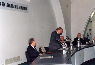 Intervento del Presidente della Repubblica all'inaugurazione dell'XI edizione della "Settimana per i beni culturali e ambientali" al Complesso monumentale del S. Michele a Roma