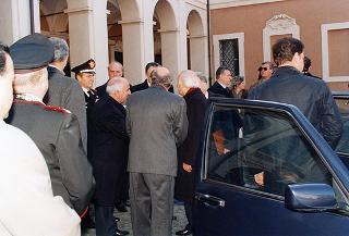 Intervento del Presidente della Repubblica all'inaugurazione dell'XI edizione della "Settimana per i beni culturali e ambientali" al Complesso monumentale del S. Michele a Roma