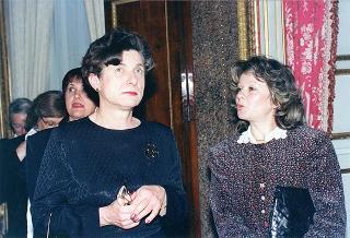 Incontro del Presidente della Repubblica Oscar Luigi Scalfaro con il Presidente della Repubblica di Bulgaria Jelev e signora Jelev. Successivo pranzo nel Belvedere al Torrino, al termine concerto eseguito dal Quartetto Santa Cecilia nella Sala degli specchi