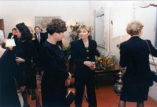 Incontro del Presidente della Repubblica Oscar Luigi Scalfaro con il Presidente della Repubblica di Bulgaria Jelev e signora Jelev. Successivo pranzo nel Belvedere al Torrino, al termine concerto eseguito dal Quartetto Santa Cecilia nella Sala degli specchi