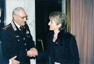 Intervento del Presidente della Repubblica all'esibizione delle Bande musicali della Polizia di Stato, dell'Arma dei Carabinieri e della Guardia di Finanza, nell'ambito dell'iniziativa benefica denominata "Telethon" presso l' Auditorium di Santa Cecilia a Roma