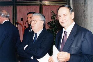 Intervento del Presidente della Repubblica all'esibizione delle Bande musicali della Polizia di Stato, dell'Arma dei Carabinieri e della Guardia di Finanza, nell'ambito dell'iniziativa benefica denominata "Telethon" presso l' Auditorium di Santa Cecilia a Roma