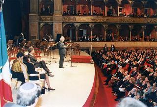 Intervento del Presidente della Repubblica alla cerimonia commemorativa del Primo Ministro d'Israele, Premio Nobel per la pace, Yitzhak Rabin al Teatro dell'Opera di Roma
