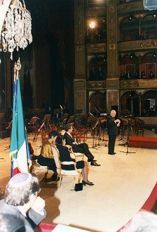 Intervento del Presidente della Repubblica alla cerimonia commemorativa del Primo Ministro d'Israele, Premio Nobel per la pace, Yitzhak Rabin al Teatro dell'Opera di Roma