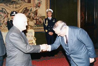 Giovanni Rinaldo Coronas, ministro dell'interno, con i prefetti della Repubblica Italiana