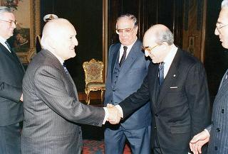 Giovanni Rinaldo Coronas, ministro dell'interno, con i prefetti della Repubblica Italiana
