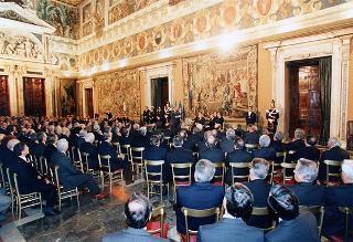 Giovanni Rinaldo Coronas, ministro dell'interno, con i prefetti della Repubblica Italiana