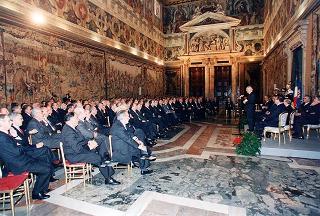 Giovanni Rinaldo Coronas, ministro dell'interno, con i prefetti della Repubblica Italiana