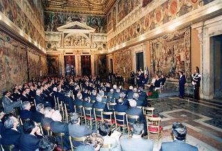 Giovanni Rinaldo Coronas, ministro dell'interno, con i prefetti della Repubblica Italiana