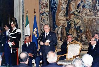 Giovanni Rinaldo Coronas, ministro dell'interno, con i prefetti della Repubblica Italiana