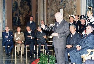 Giovanni Rinaldo Coronas, ministro dell'interno, con i prefetti della Repubblica Italiana
