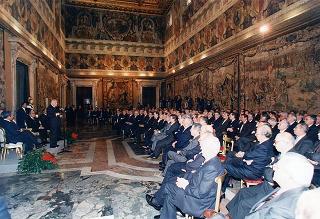 Giovanni Rinaldo Coronas, ministro dell'interno, con i prefetti della Repubblica Italiana