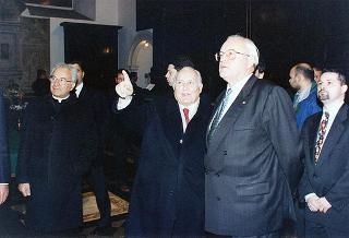 Intervento del Presidente della Repubblica, unitamente con il Presidente tedesco Herzog, alla cerimonia inaugurale della Mostra storico-documentaria "Federico II e l'Italia: percorsi, luoghi, segni e strumenti" nella Chiesa di S. Marco e Palazzo Venezia a Roma