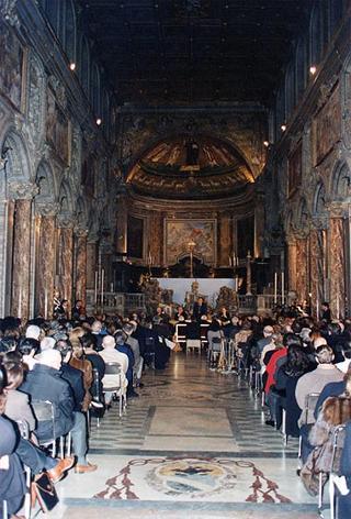 Intervento del Presidente della Repubblica, unitamente con il Presidente tedesco Herzog, alla cerimonia inaugurale della Mostra storico-documentaria "Federico II e l'Italia: percorsi, luoghi, segni e strumenti" nella Chiesa di S. Marco e Palazzo Venezia a Roma